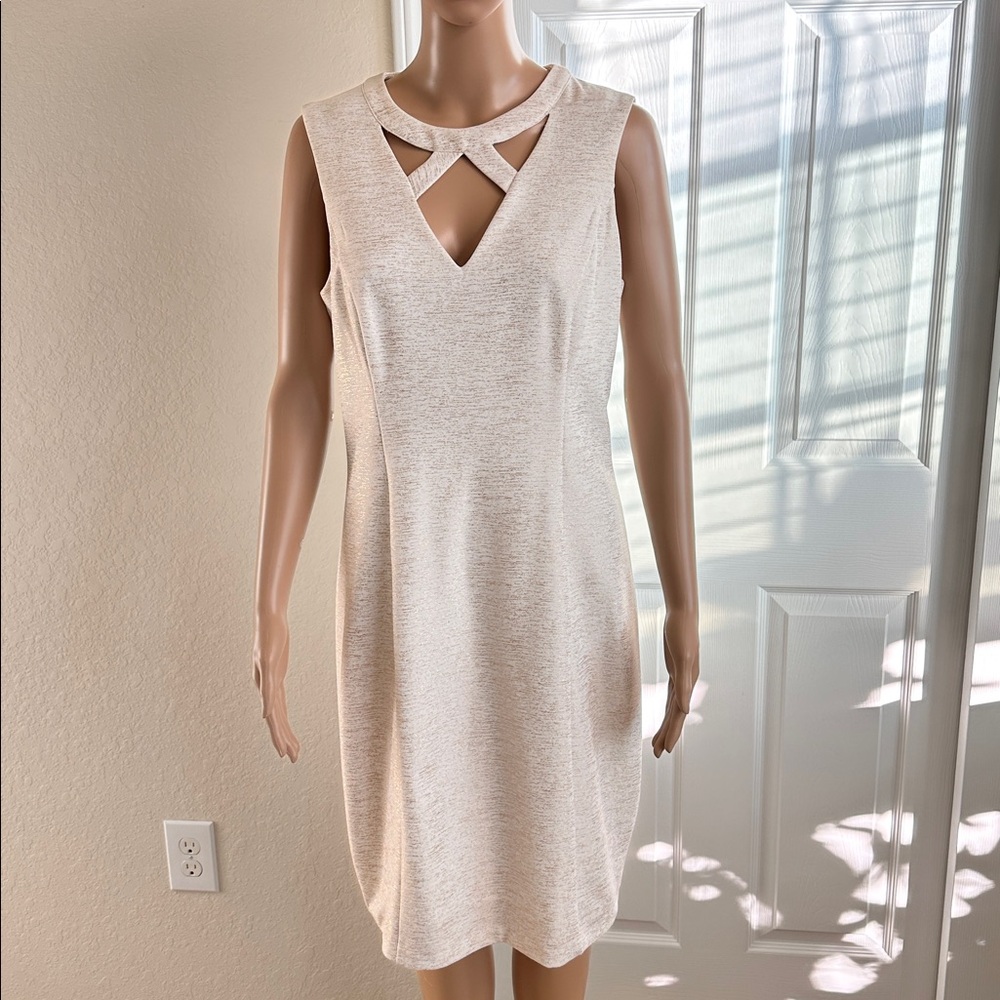 Guess Cream and Gold Dress.